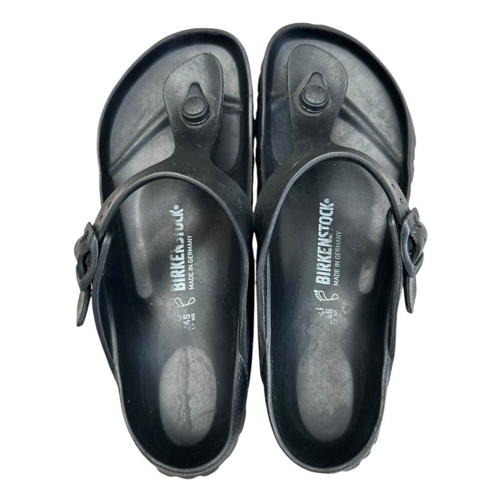 BIRKENSTOCK GIZEH EVA BLACK Sz 38 Sandals Waterproof Slip On Womens 7 - 7.5 - Picture 8 of 12